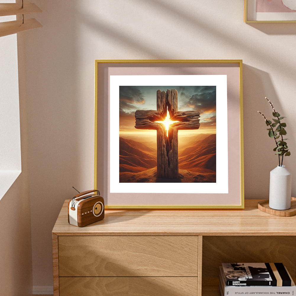 Cross - Full Round Drill Diamond Painting 30*30CM