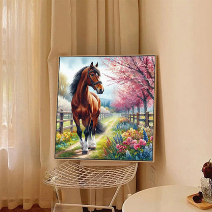 Horse - Full Round Drill Diamond Painting 40*40CM