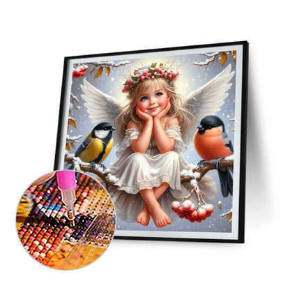Angel Girl - Full Round Drill Diamond Painting 40*40CM