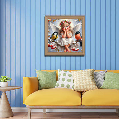 Angel Girl - Full Round Drill Diamond Painting 40*40CM