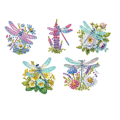 5PCS 2D Flat Animal Acrylic Decor Springs DIY Diamond Painting Shake Ornaments