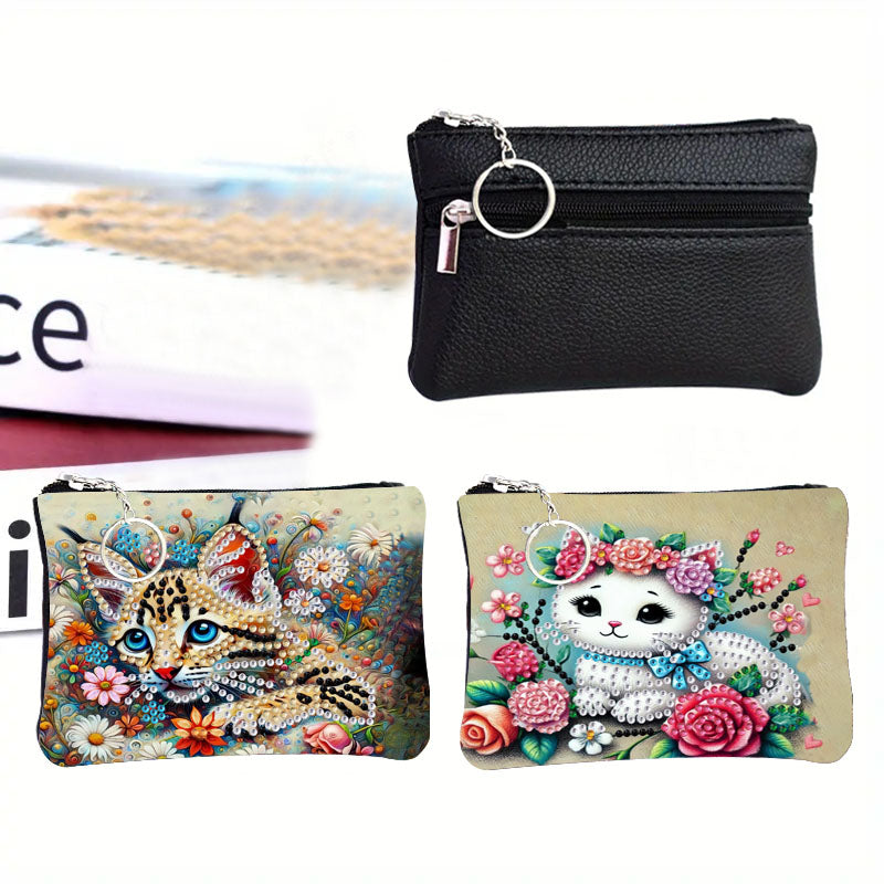 DIY Diamond Art Diamond Dot Diamond Card Pack 5D Diamond Painting Coin Pouch