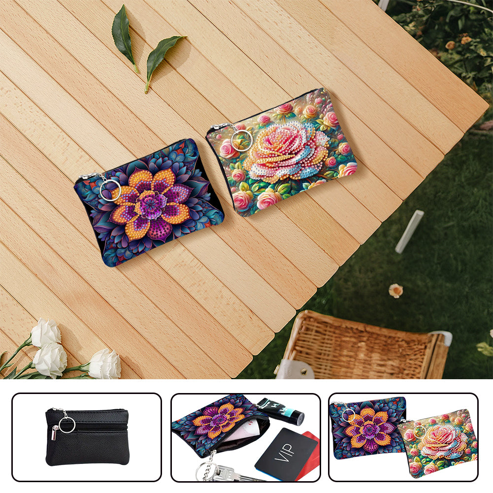 DIY Diamond Art Diamond Dot Diamond Card Pack 5D Diamond Painting Coin Pouch