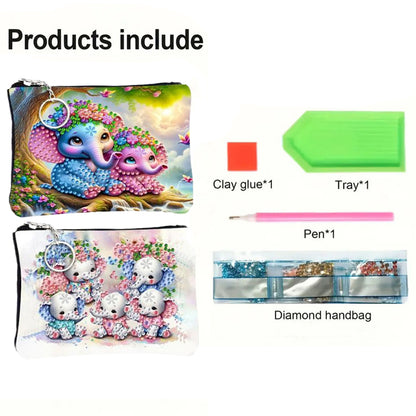 DIY Diamond Art Diamond Dot Diamond Card Pack 5D Diamond Painting Coin Pouch
