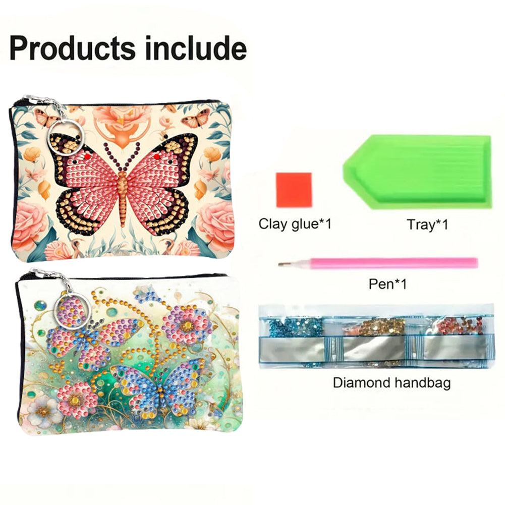 DIY Diamond Art Diamond Dot Diamond Card Pack 5D Diamond Painting Coin Pouch