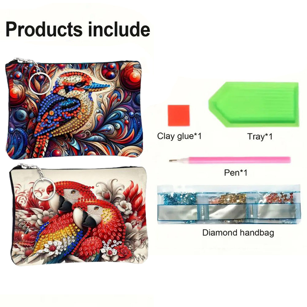 DIY Diamond Art Diamond Dot Diamond Card Pack 5D Diamond Painting Coin Pouch