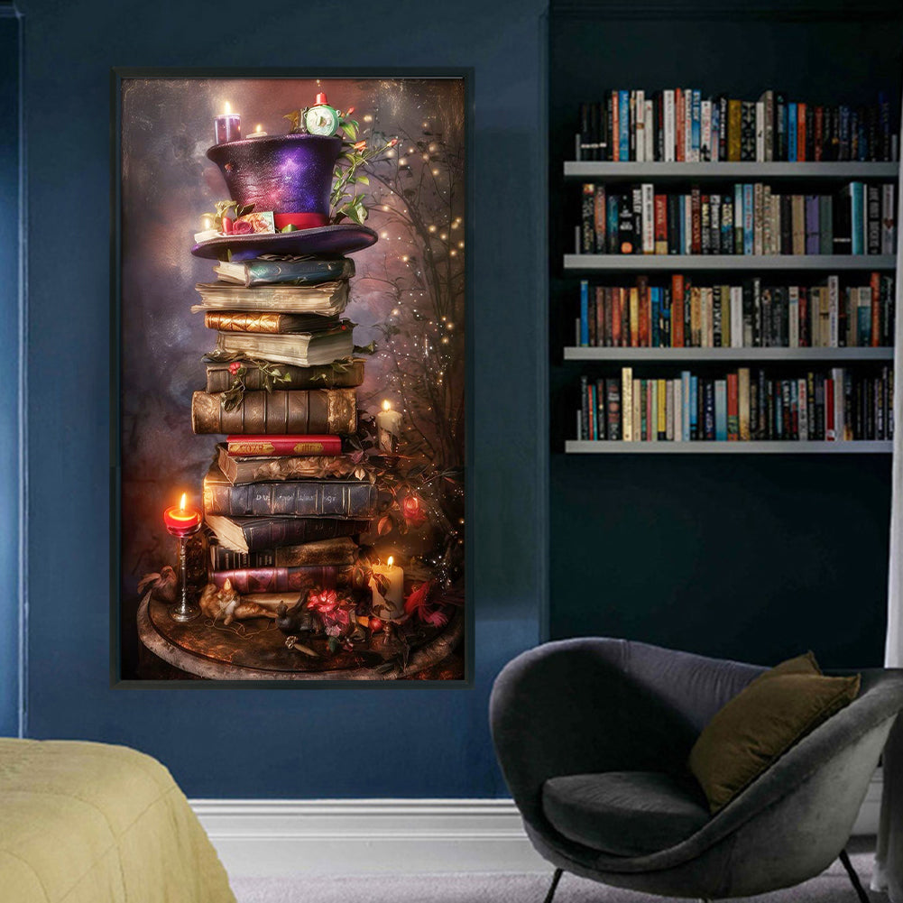 Hat Book - 14CT Stamped Cross Stitch 40*70CM
