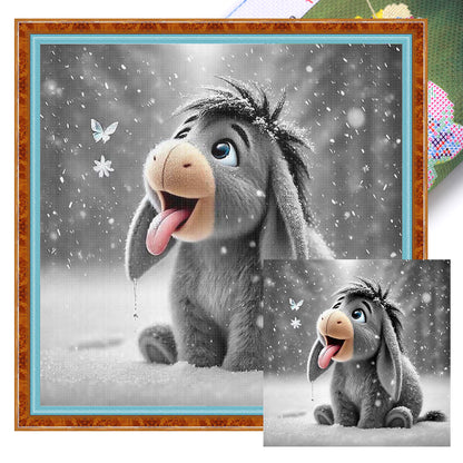 Donkey - 11CT Stamped Cross Stitch 40*40CM