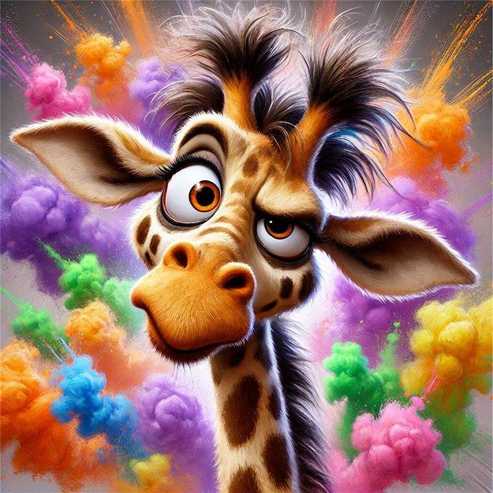 Giraffe - 11CT Stamped Cross Stitch 40*40CM