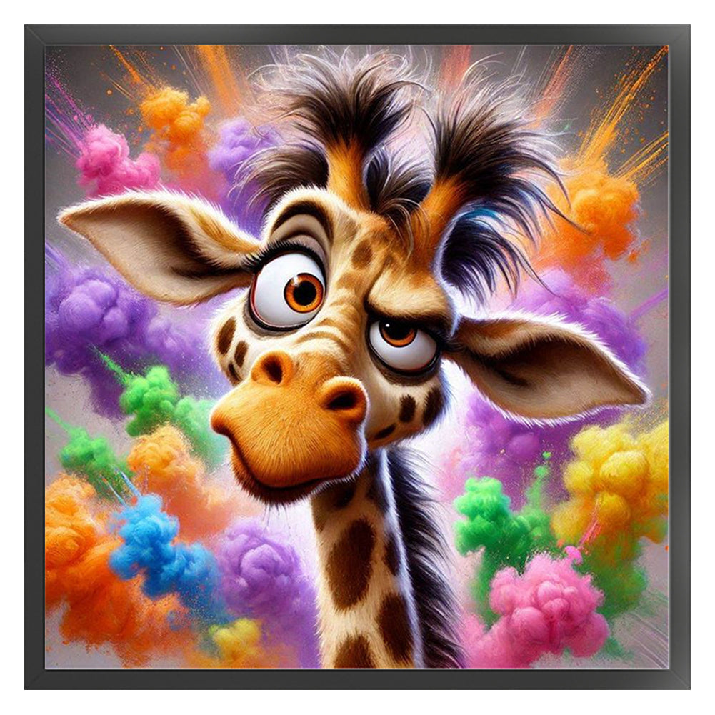 Giraffe - 11CT Stamped Cross Stitch 40*40CM