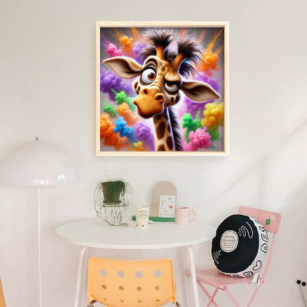 Giraffe - 11CT Stamped Cross Stitch 40*40CM