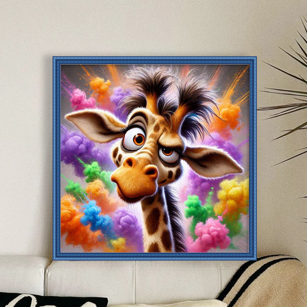 Giraffe - 11CT Stamped Cross Stitch 40*40CM