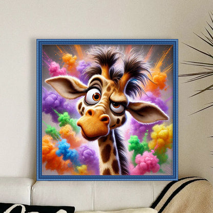 Giraffe - 11CT Stamped Cross Stitch 40*40CM
