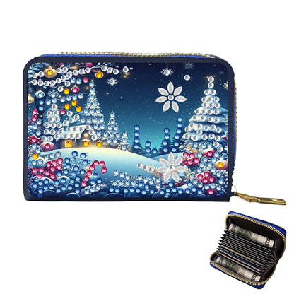 DIY Diamond Art Diamond Dot Card Pack 5D Diamond Painting Coin Pouch Craft Gift