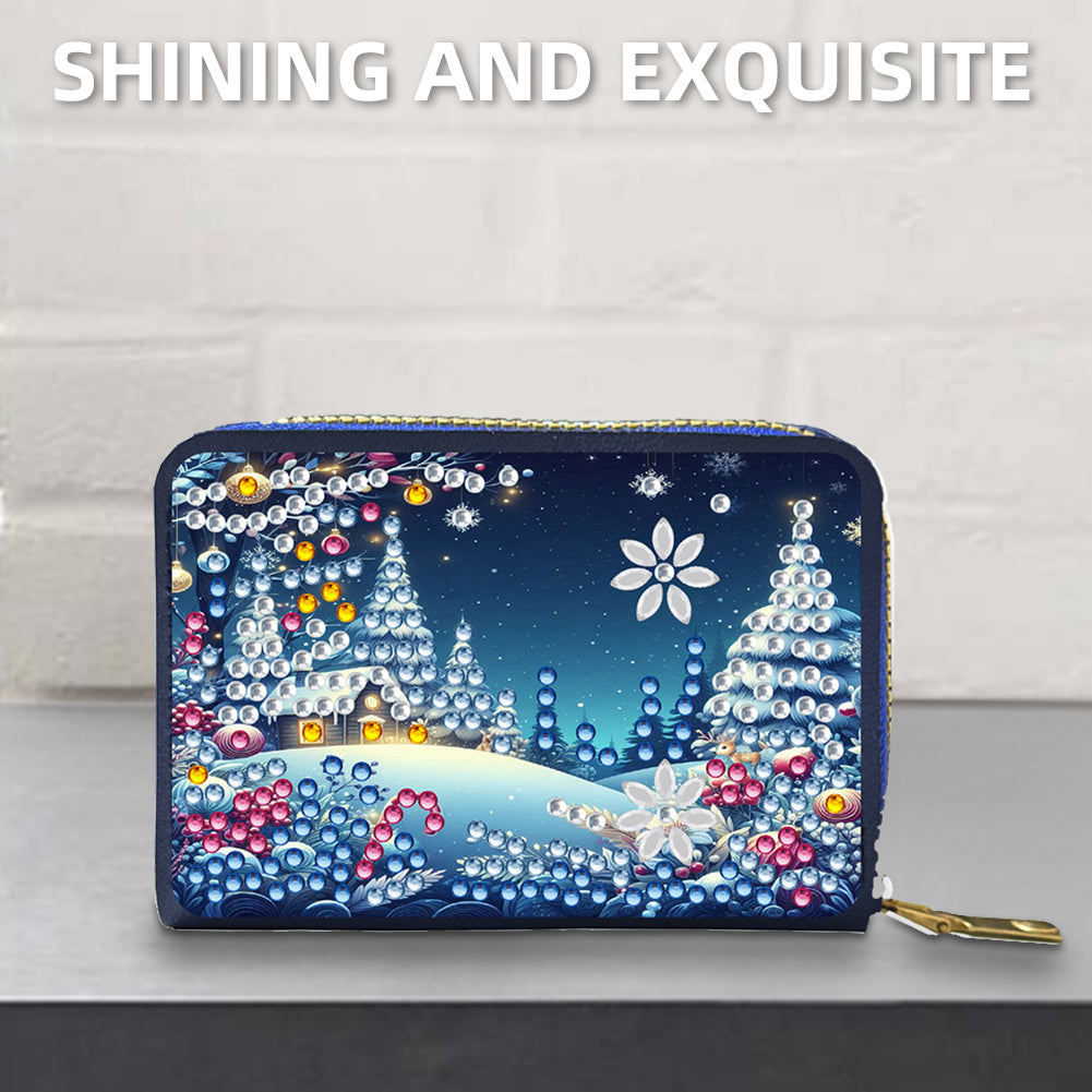 DIY Diamond Art Diamond Dot Card Pack 5D Diamond Painting Coin Pouch Craft Gift