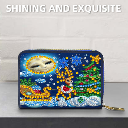DIY Diamond Art Diamond Dot Card Pack 5D Diamond Painting Coin Pouch Craft Gift
