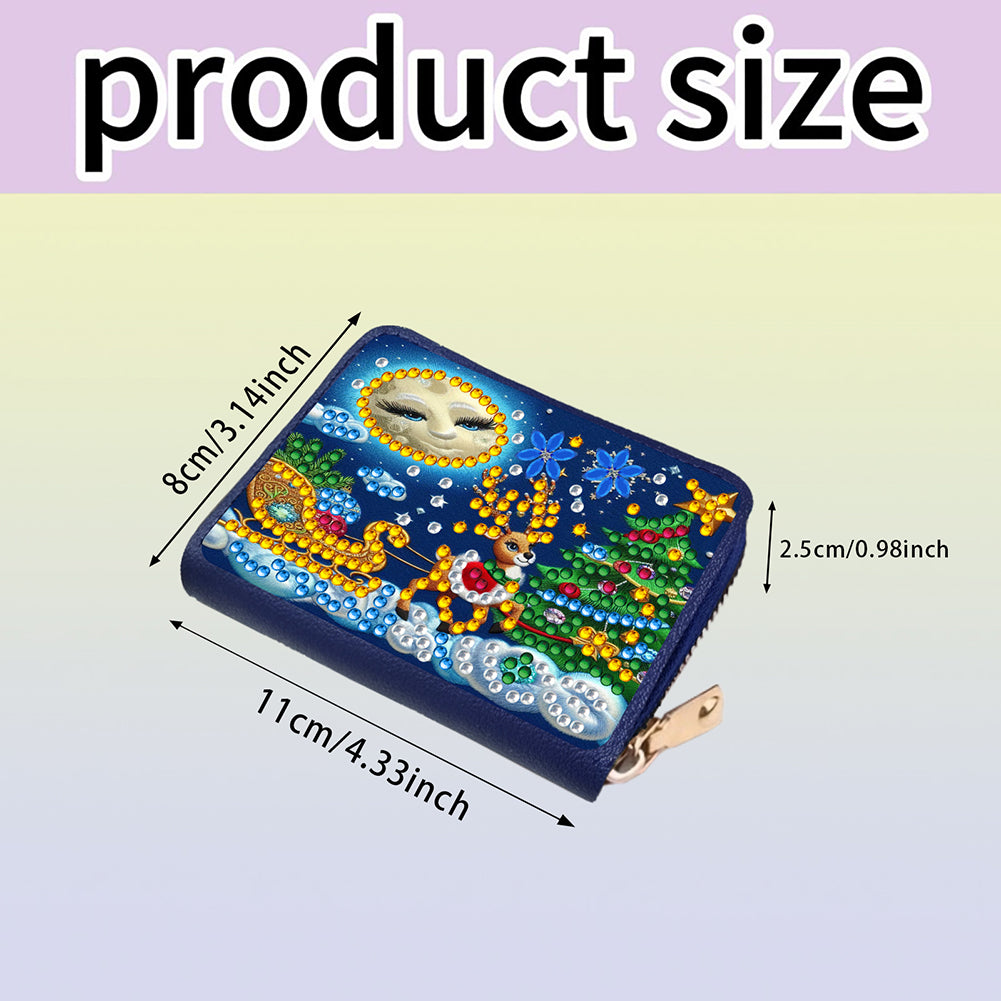 DIY Diamond Art Diamond Dot Card Pack 5D Diamond Painting Coin Pouch Craft Gift