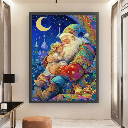 Santa Claus - 11CT Stamped Cross Stitch 50*63CM(Mona Lisa Brand)
