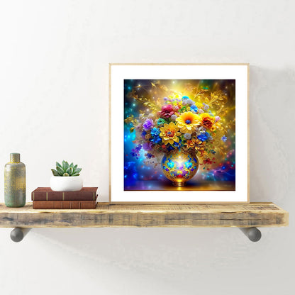 Bouquet Vase - Full Round Drill Diamond Painting 30*30CM