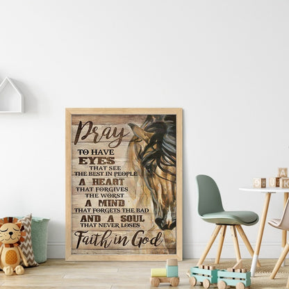 Horse - 11CT Stamped Cross Stitch 40*55CM