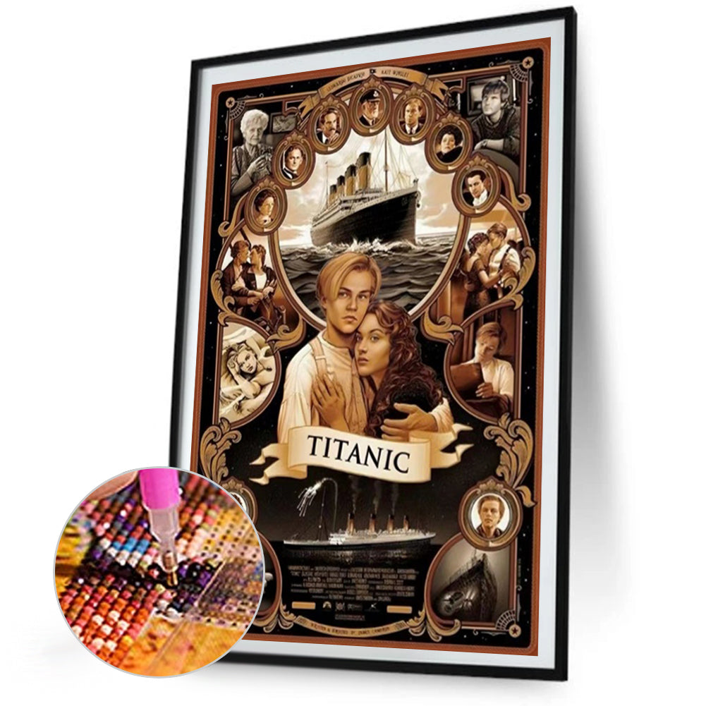 Titanic - Full AB Round Drill Diamond Painting 40*60CM