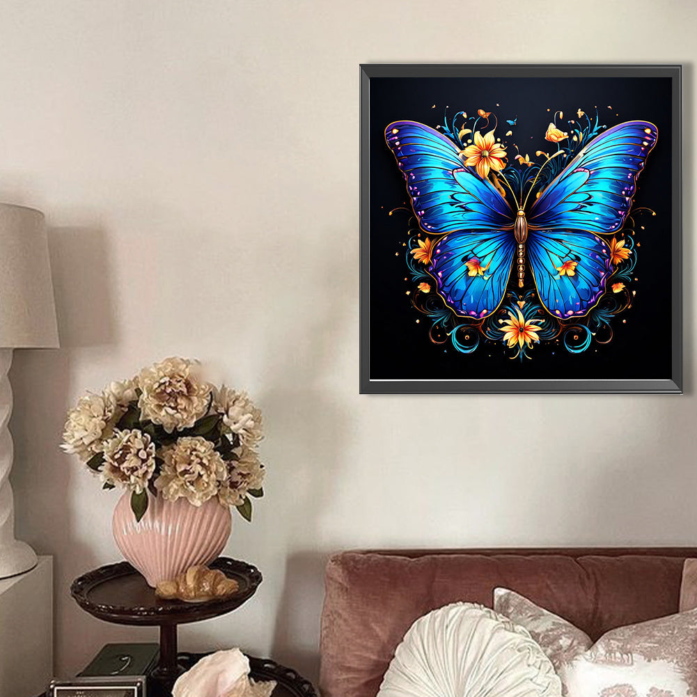 Butterfly - Full AB Round Drill Diamond Painting 40*40CM