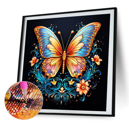 Butterfly - Full AB Round Drill Diamond Painting 40*40CM