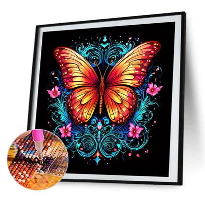 Butterfly - Full AB Round Drill Diamond Painting 40*40CM