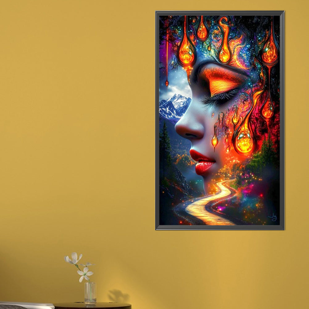 Daughter Of The Mountain God - Full AB Round Drill Diamond Painting 40*70CM