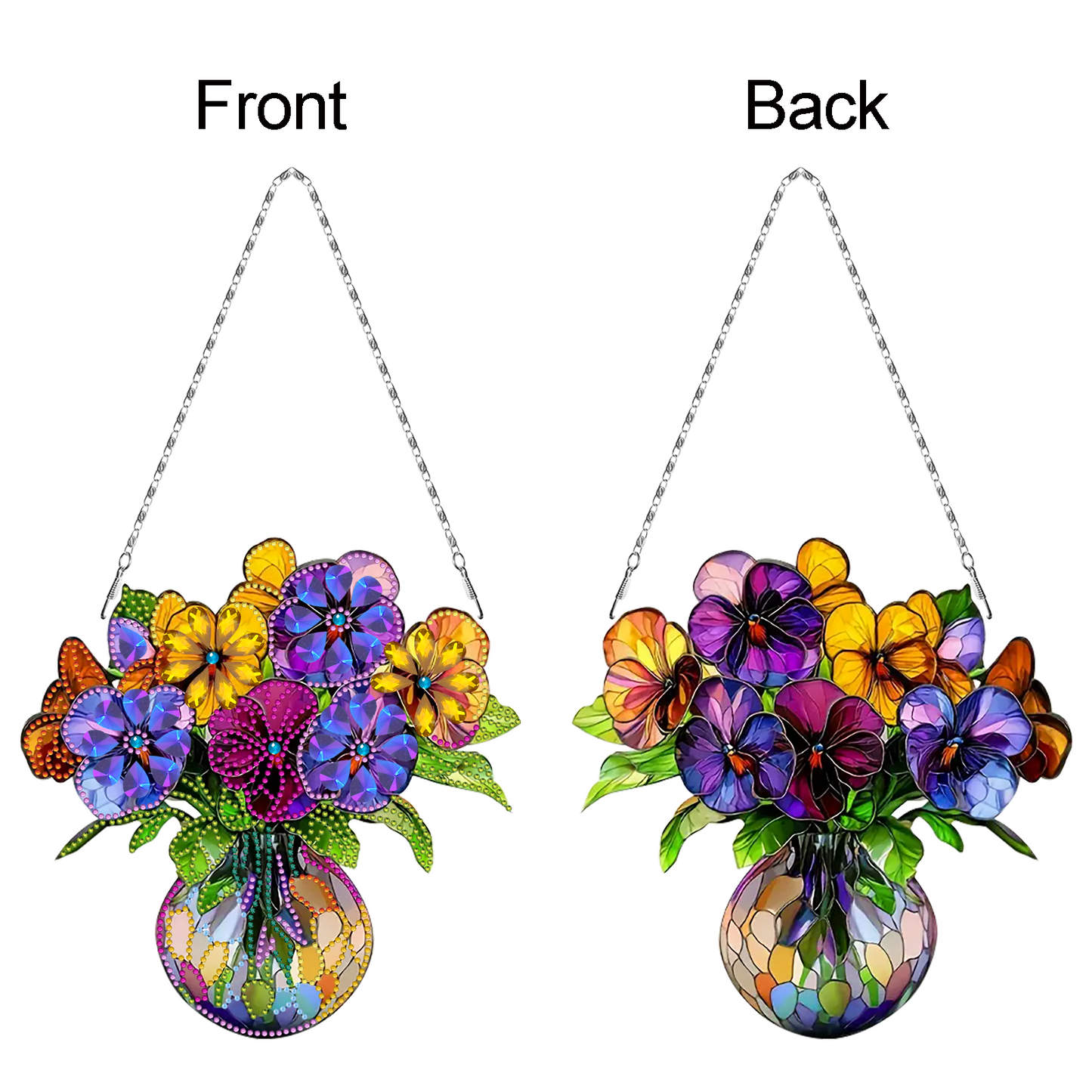2D Flat DIY Diamond Art Pendant Diamond Painting Set Home Wall Decoration Crafts