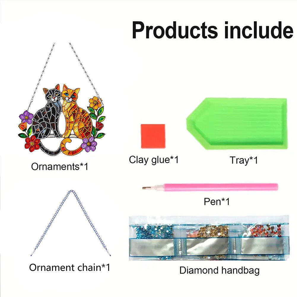 2D Flat DIY Diamond Art Pendant Diamond Painting Set Home Wall Decoration Crafts