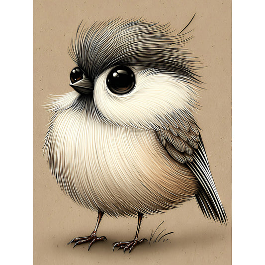 Bird - Full Round Drill Diamond Painting 30*40CM