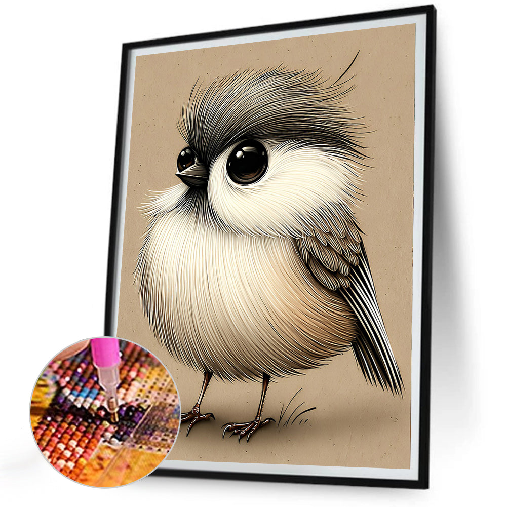 Bird - Full Round Drill Diamond Painting 30*40CM