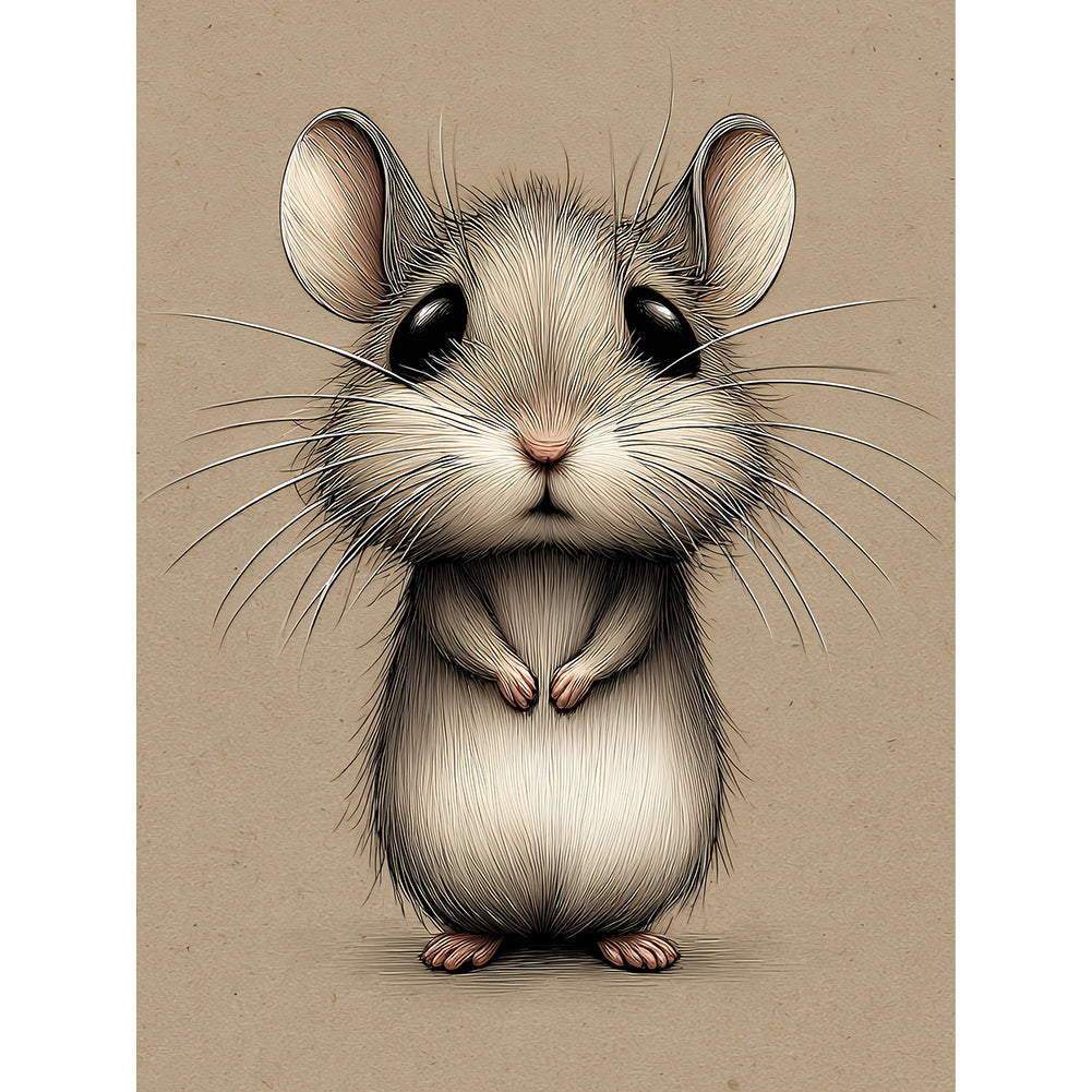 Mouse - Full Round Drill Diamond Painting 30*40CM