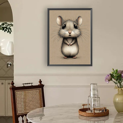 Mouse - Full Round Drill Diamond Painting 30*40CM