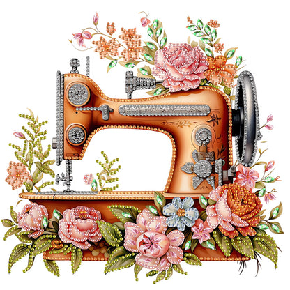 Sewing Machine - Special Shaped Drill Diamond Painting 30*30CM