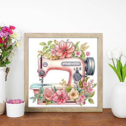 Sewing Machine - Special Shaped Drill Diamond Painting 30*30CM