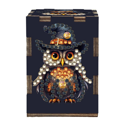 5D DIY Diamond Art Handmade Toothpick Holder Rhinestone Decorative Toothpick Box