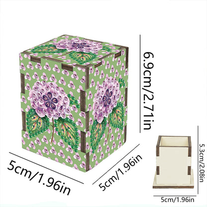 5D DIY Diamond Art Handmade Toothpick Holder Rhinestone Decorative Toothpick Box
