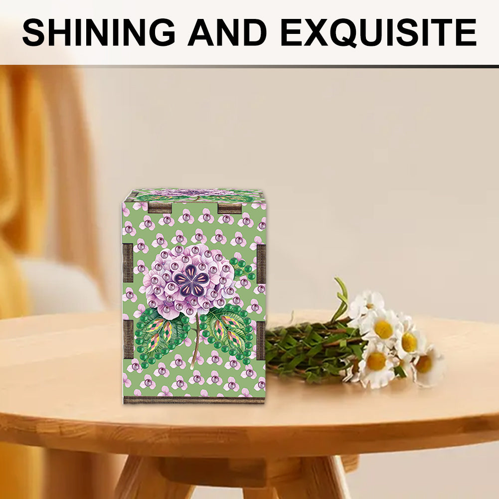 5D DIY Diamond Art Handmade Toothpick Holder Rhinestone Decorative Toothpick Box
