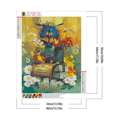 Funny Bird - Full Round Drill Diamond Painting 40*50CM