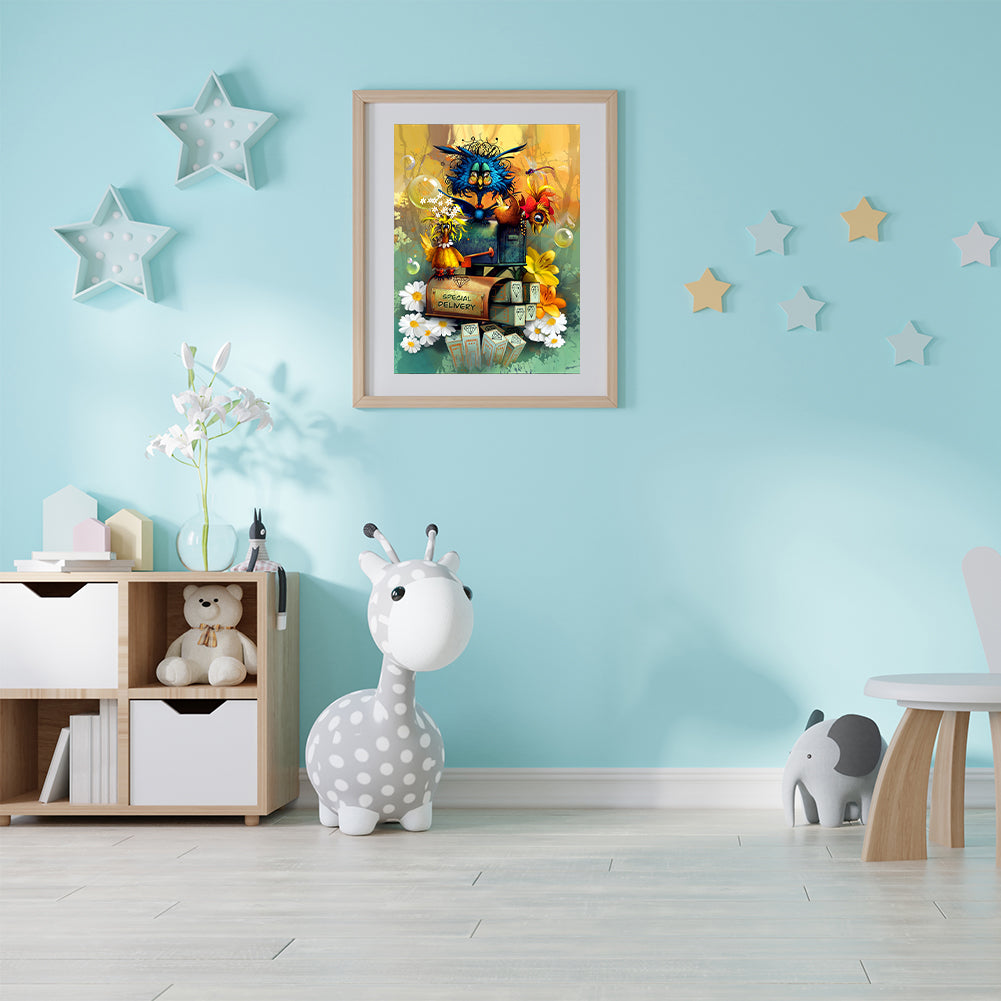 Funny Bird - Full Round Drill Diamond Painting 40*50CM