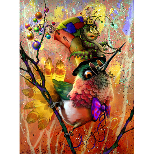 Funny Bird - Full Round Drill Diamond Painting 40*50CM