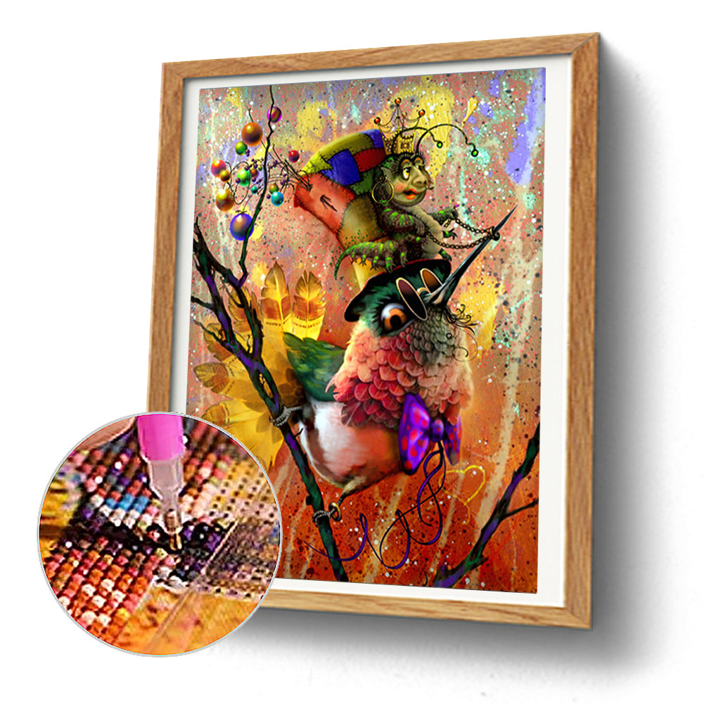 Funny Bird - Full Round Drill Diamond Painting 40*50CM