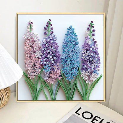 Quilling Lavender - Special Shaped Drill Diamond Painting 30*30CM