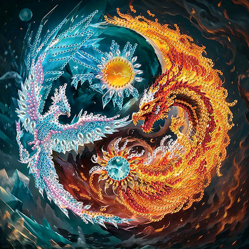 Phoenix Bird Pterosaur - Special Shaped Drill Diamond Painting 30*30CM