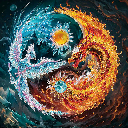 Phoenix Bird Pterosaur - Special Shaped Drill Diamond Painting 30*30CM