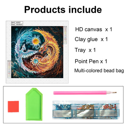 Phoenix Bird Pterosaur - Special Shaped Drill Diamond Painting 30*30CM