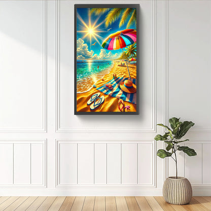 Seaside Scenery - Full Round Drill Diamond Painting 40*70CM