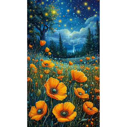 Night Scenery - Full Round Drill Diamond Painting 40*70CM